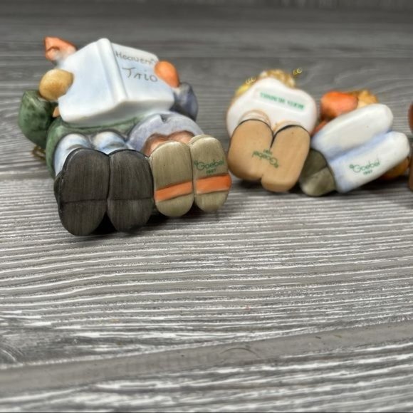 Vintage 1997 goebel Hummel lot of 6 Christmas ornaments children collectible - Picture 7 of 10